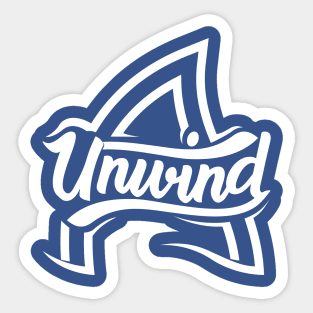 Unwind Sticker